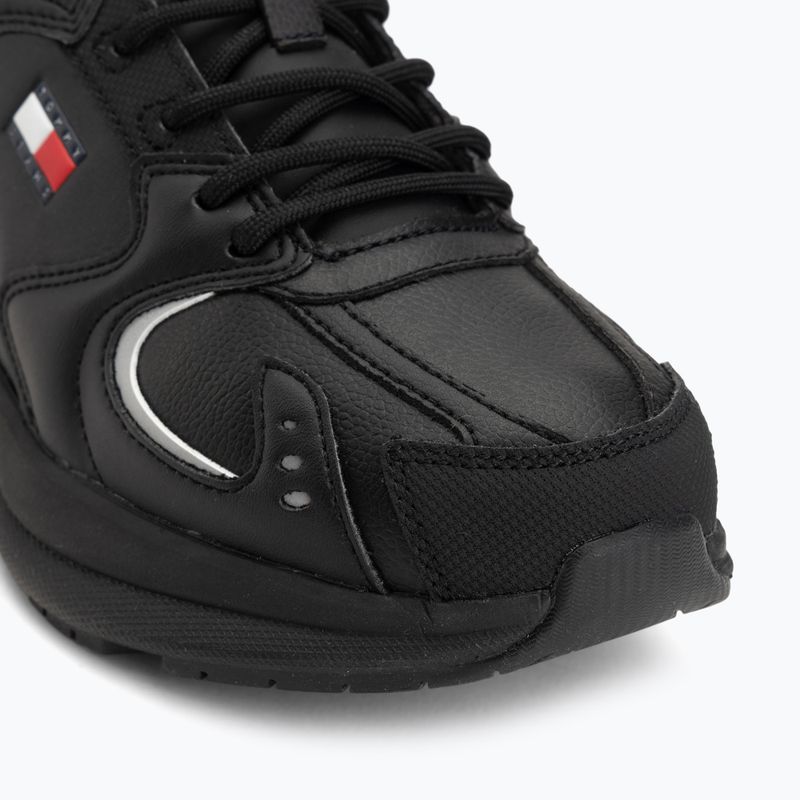 Взуття чоловіче Tommy Jeans Runn Leather triple black 7