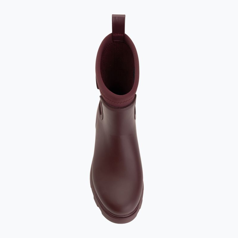 Галоші жіночі Tommy Hilfiger Stamp Warm Ankle oxblood 5