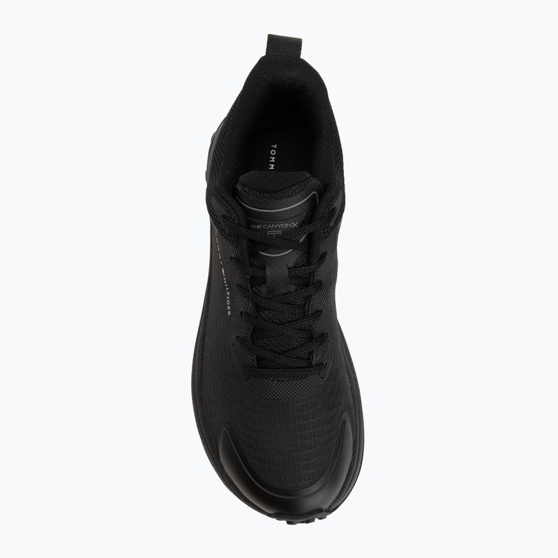 Взуття чоловіче Tommy Hilfiger The Canyon X Knit triple black 5