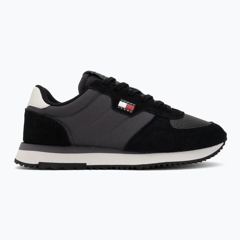 Взуття чоловіче Tommy Jeans Runner Flag Mix washed black/stratus grey 2