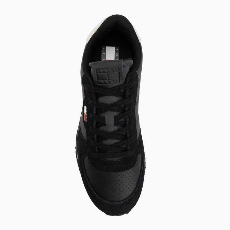 Взуття чоловіче Tommy Jeans Runner Flag Mix washed black/stratus grey 5
