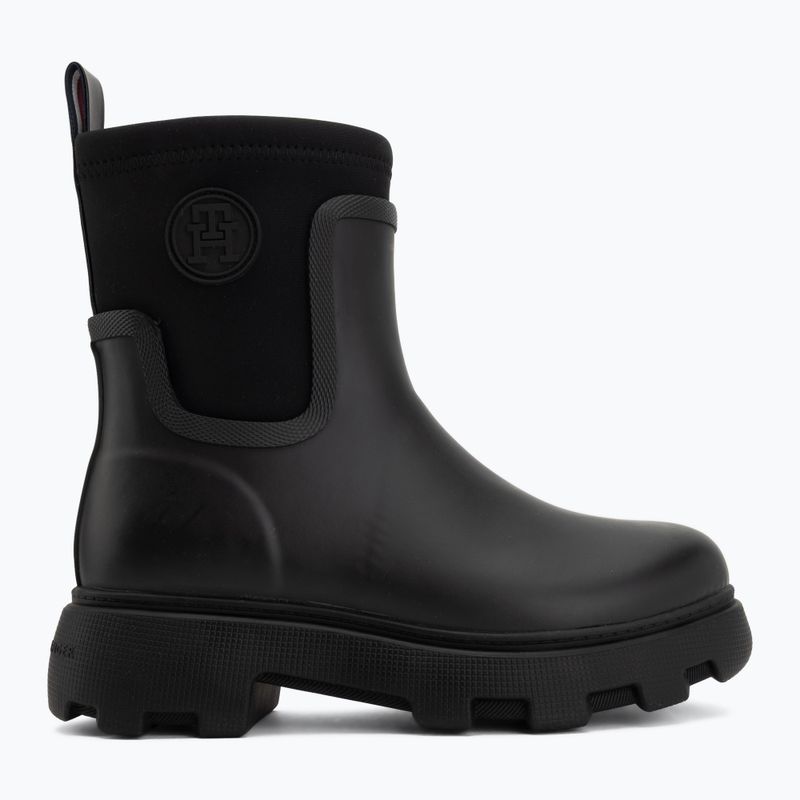 Галоші жіночі Tommy Hilfiger Stamp Warm Ankle black 2