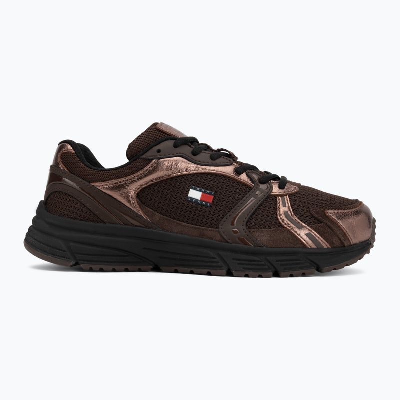 Взуття жіноче Tommy Hilfiger TJW Modern Runner Metallics fondant brown 2