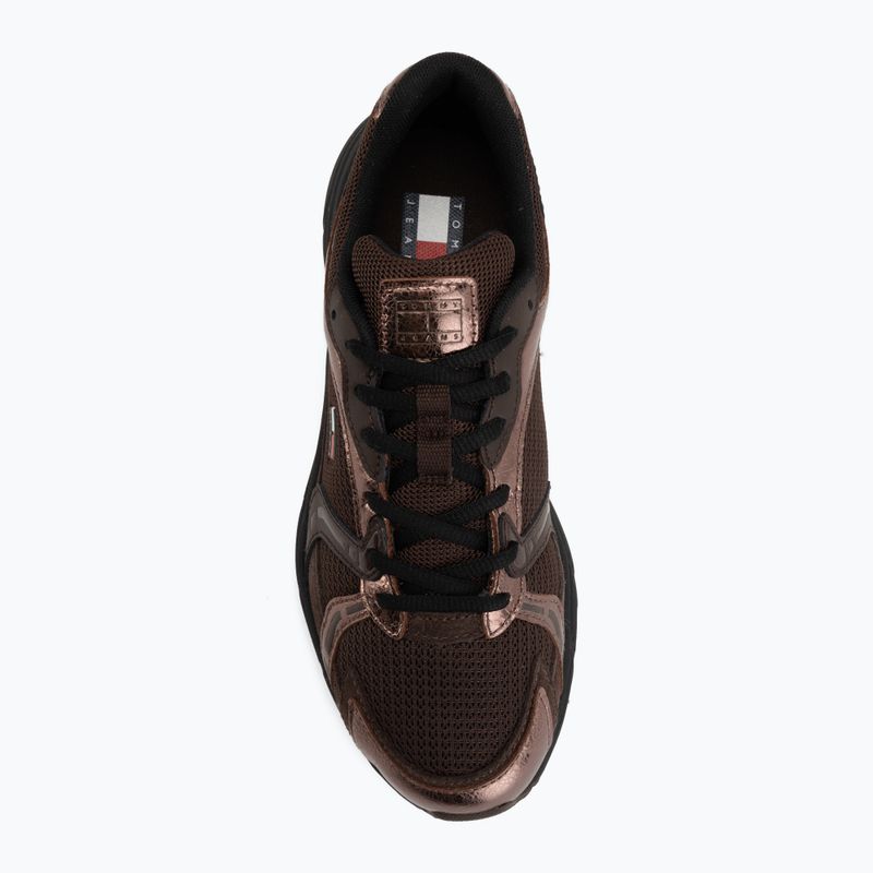 Взуття жіноче Tommy Hilfiger TJW Modern Runner Metallics fondant brown 5