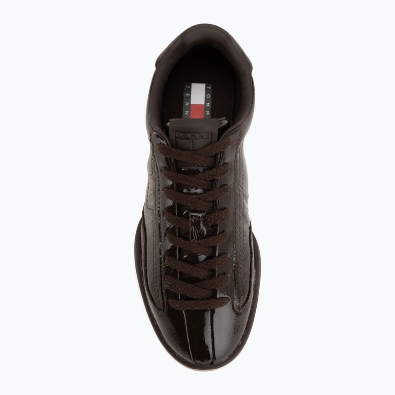 Взуття жіноче Tommy Hilfiger Tj Low Runner Soft Naplak fondant brown 5