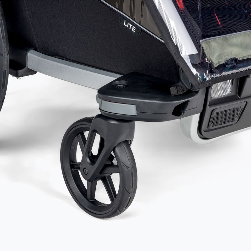 Причіп велосипедний двомісний Thule Chariot Lite зелений 10203022 4