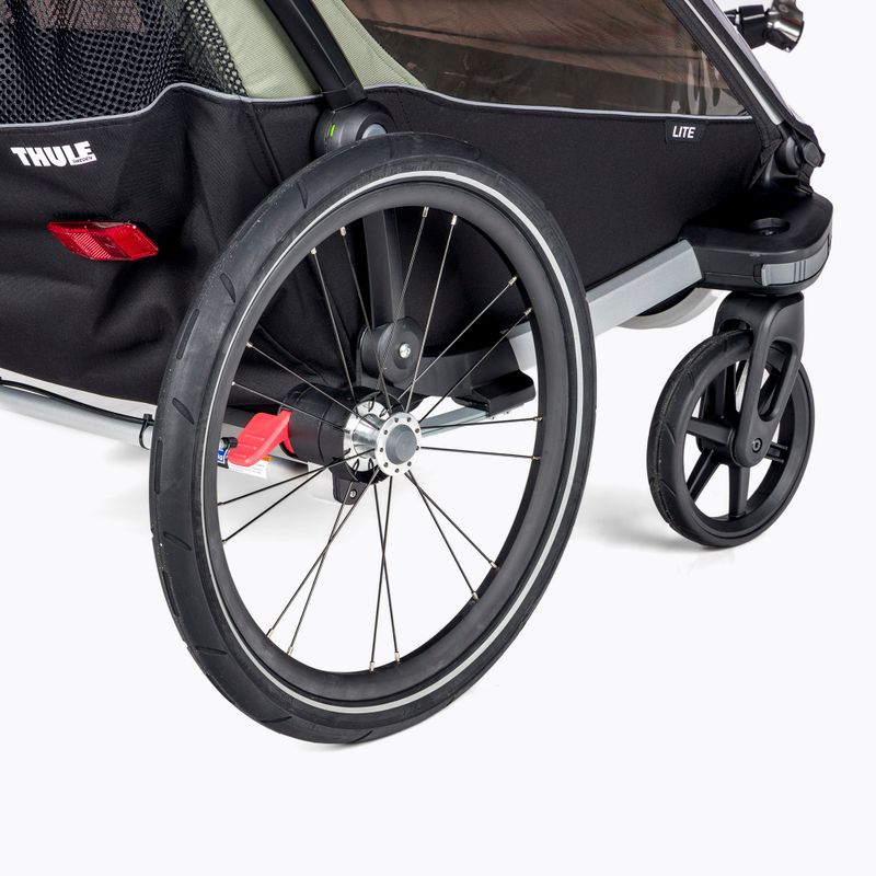 Причіп велосипедний двомісний Thule Chariot Lite зелений 10203022 5