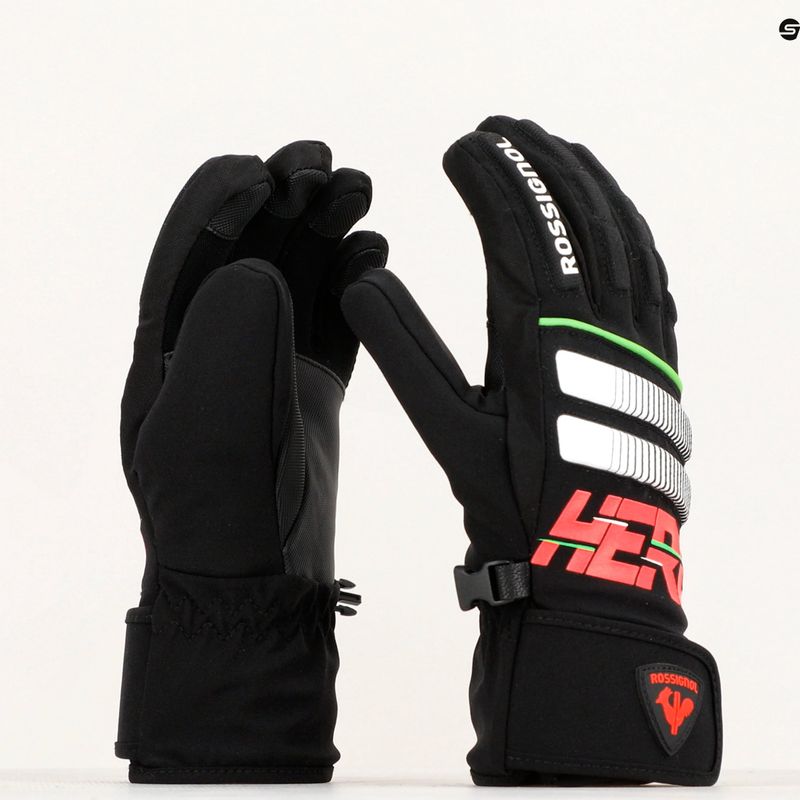 Дитячі гірськолижні рукавиці Rossignol Jr Hero Impr G чорні 3