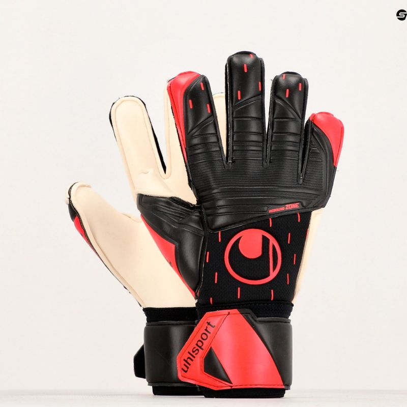 Дитячі воротарські рукавиці uhlsport Classic Absolutgrip чорні/червоні/білі 4