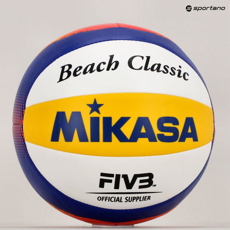 М'яч волейбольний Mikasa BV1.550C white/blue/yellow/orange розмір 1,5 5