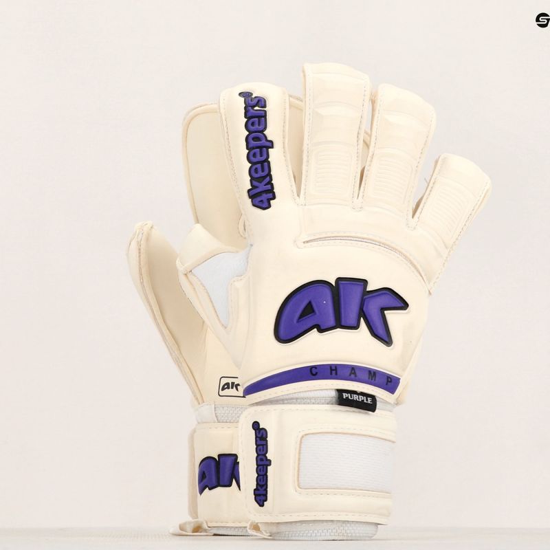 4keepers Champ Purple VI воротарські рукавиці RF2G білі 12