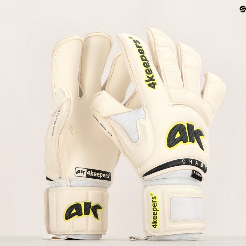 Воротарські рукавиці 4Keepers Champ Carbo VI білі 5