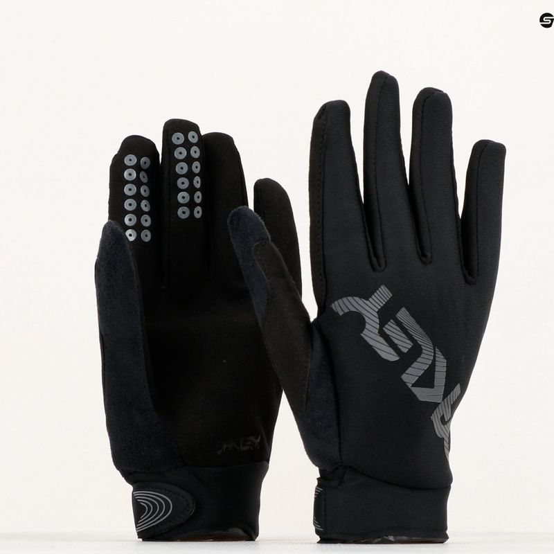 Велорукавиці чоловічі Oakley Seeker Thermal Mtb чорні FOS901325 3