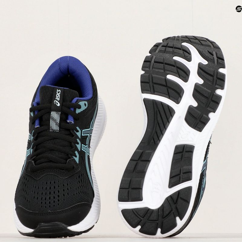 Кросівки бігові жіночі ASICS Gel-Contend 8 black/aquarium 14