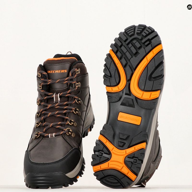 Взуття трекінгове чоловіче SKECHERS Relment Dagget chocolate 14