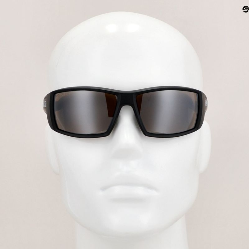 Велосипедні дзеркальні окуляри Bliz Drift Polarized S3 матовий чорний/коричневий сріблястий 9