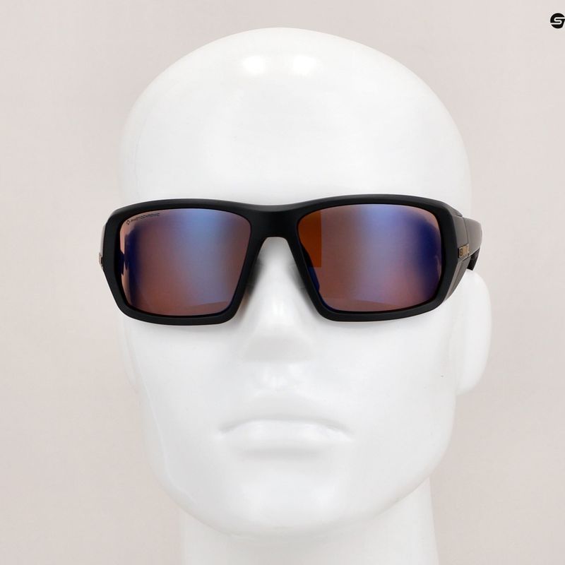 Велосипедні окуляри Bliz Peak Nano Optics Photochromic S2-S4 матові чорні/коричнево-блакитні 11