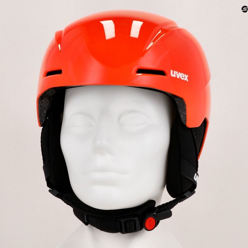 Дитячий гірськолижний шолом UVEX Viti fierce red 12
