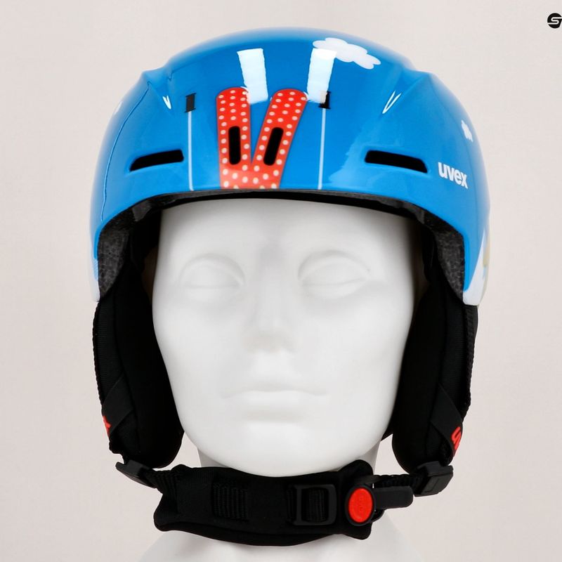 Дитячий гірськолижний шолом UVEX Viti blue bear 13