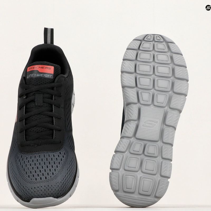 Кросівки тренувальні чоловічі SKECHERS Track Ripkent black/charcoal 9