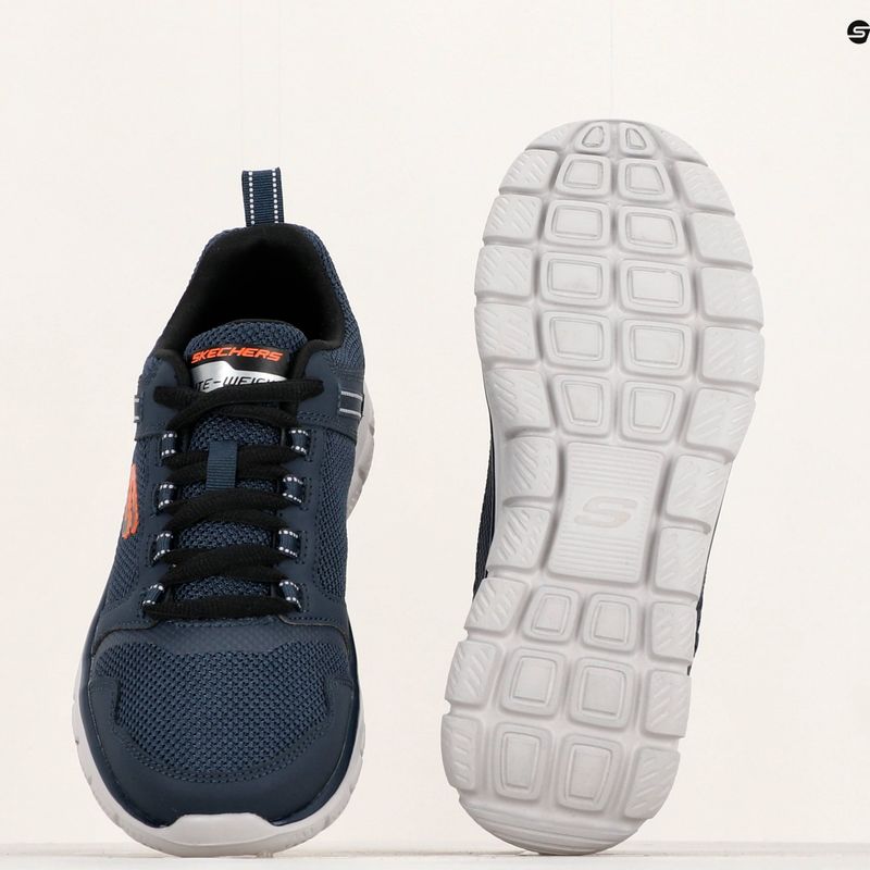 Кросівки тренувальні чоловічі SKECHERS Track Knockhill navy/orange 9