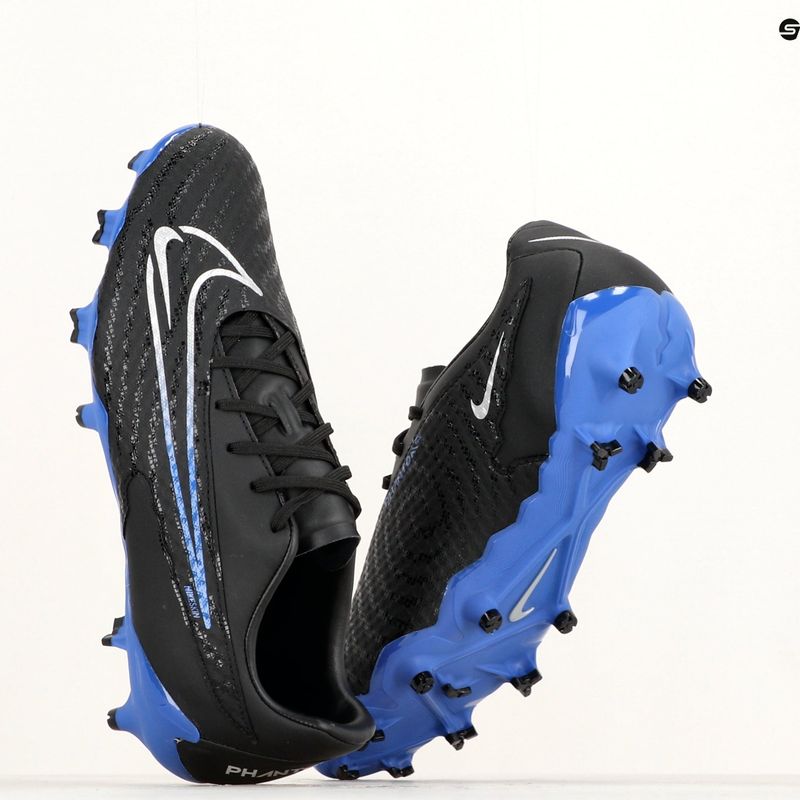 Футбольні бутси Nike Phantom GX Academy FG/MG black/chrome/hyper royal 8