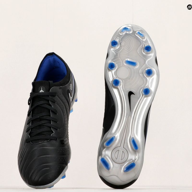 Футбольні бутси Nike Tiempo Legend 10 Pro FG black/chrome/hyper real 8