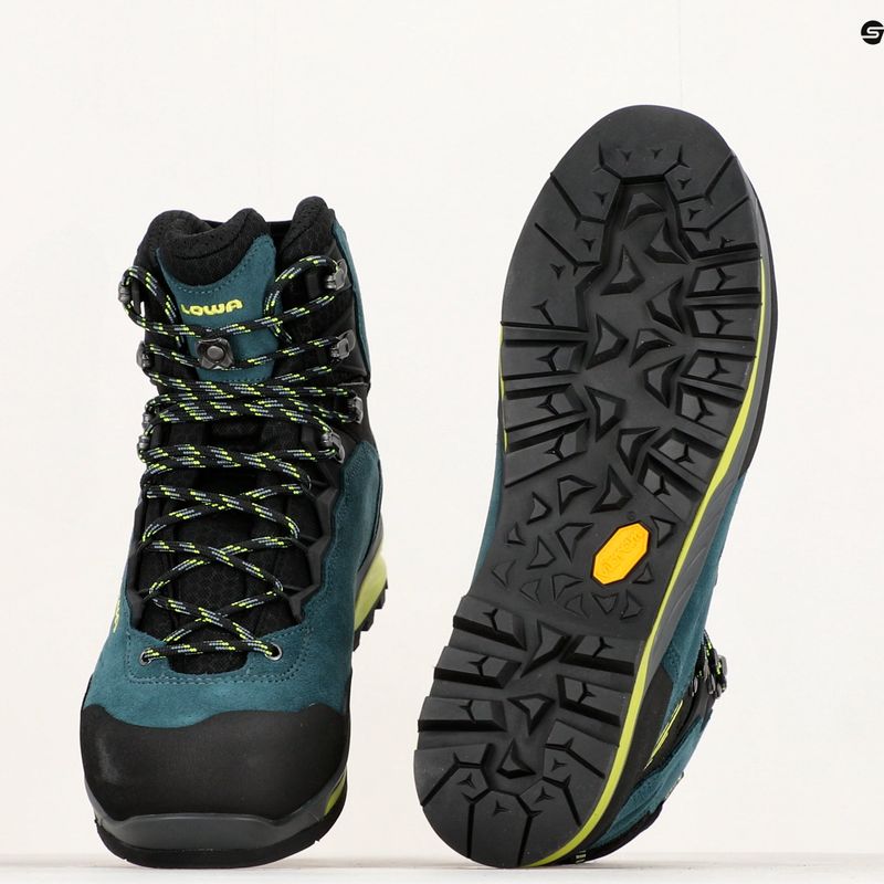 Черевики LOWA Cadin II GTX Mid stahlblau/limone 9