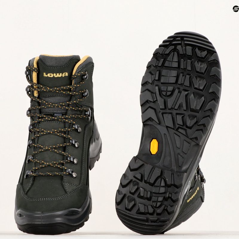 Черевики LOWA Renegade GTX Mid anthrazit/stahlblue 10