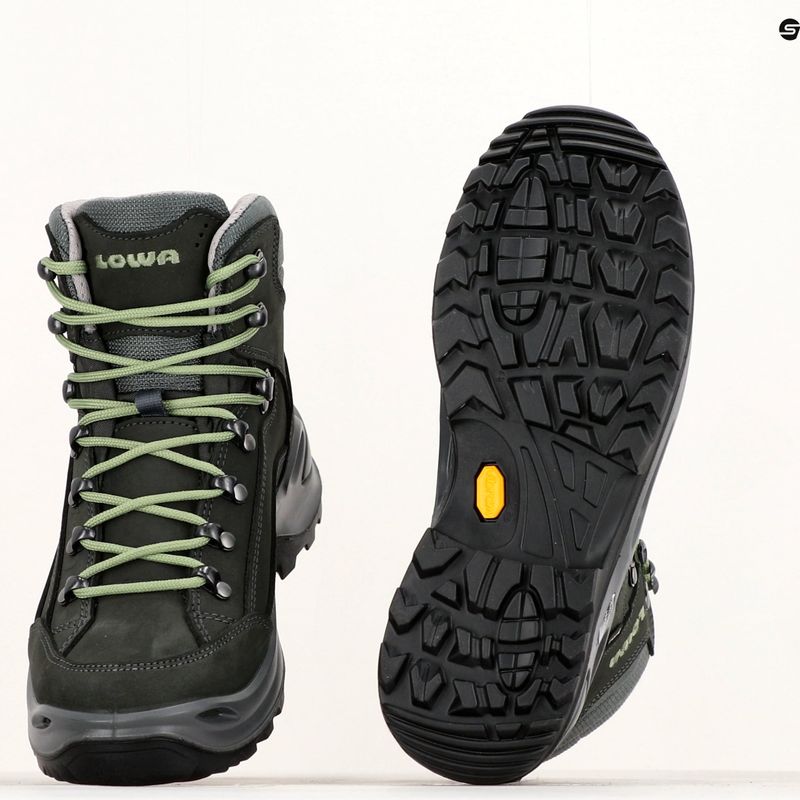 Черевики LOWA Renegade GTX Mid graphit/jade 11