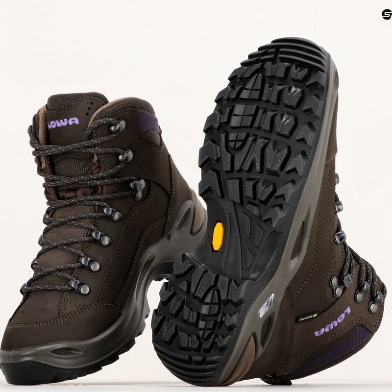 Черевики LOWA Renegade GTX Mid schiefer/bombeer 11