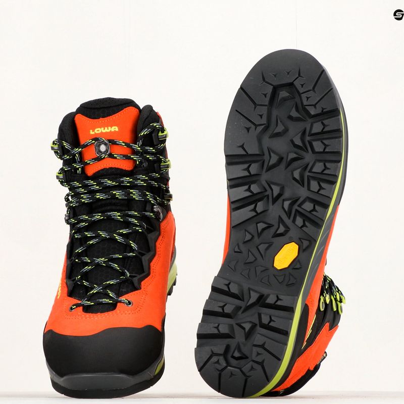 Черевики LOWA Cadin II GTX Mid flame/limone 8