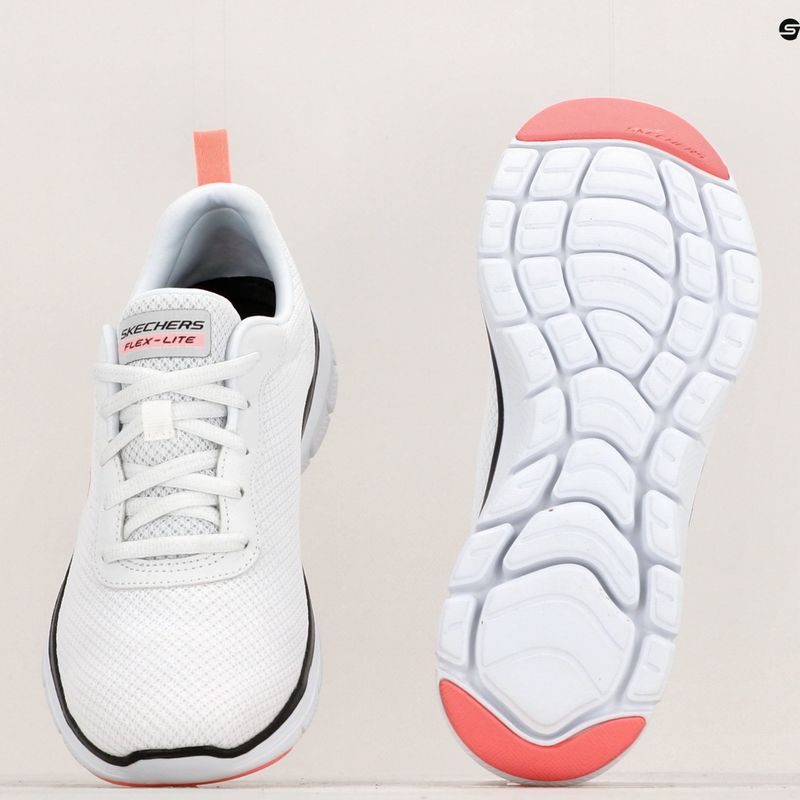 Кросівки тренувальні жіночі SKECHERS Flex Appeal 4.0 Brilliant View white/pink 8