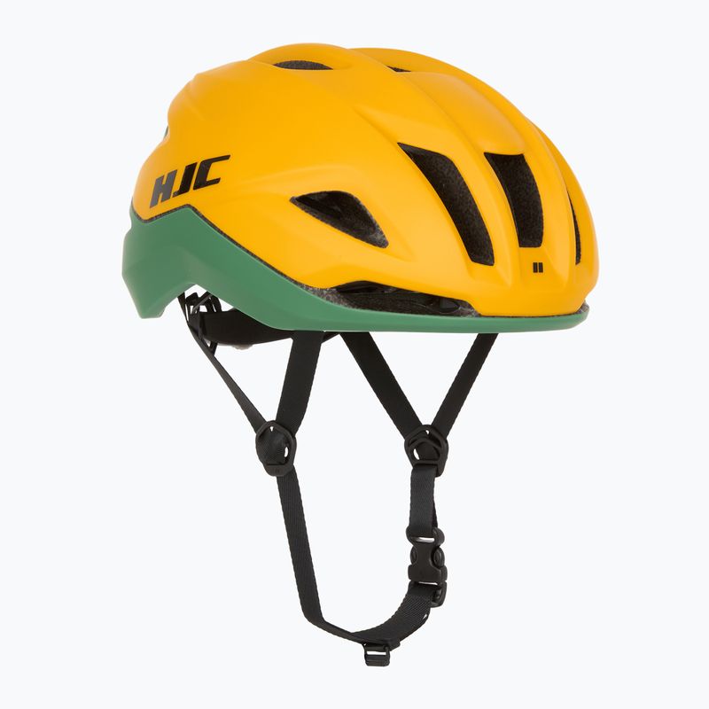 Велосипедний шолом HJC Crosser mt жовто-зелений