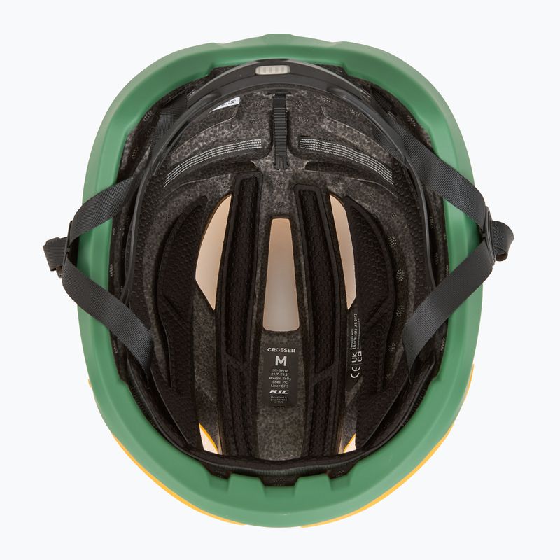 Велосипедний шолом HJC Crosser mt жовто-зелений 5