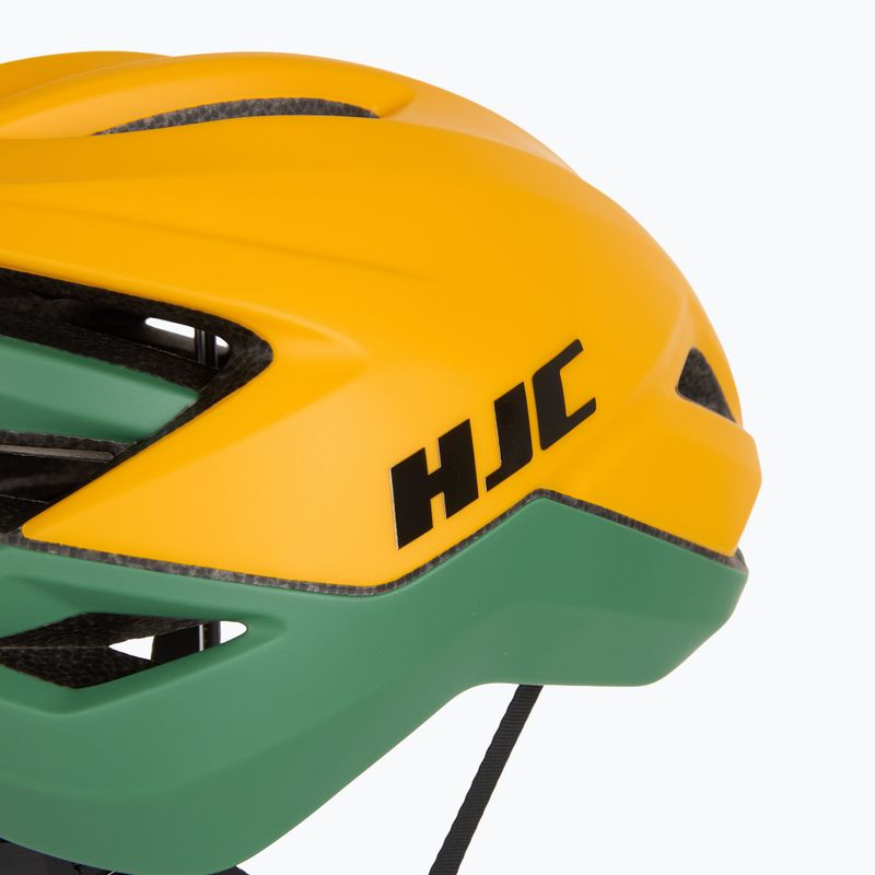 Велосипедний шолом HJC Crosser mt жовто-зелений 8