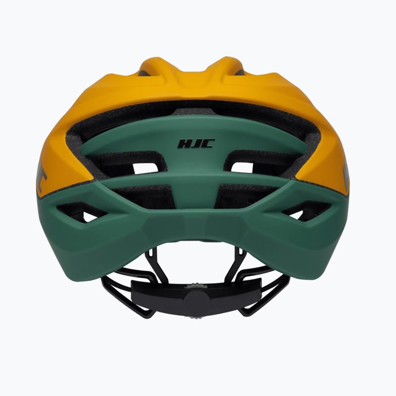 Велосипедний шолом HJC Crosser mt жовто-зелений 4