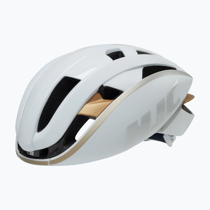 Шолом велосипедний HJC Ibex 3 mt gl white/gold