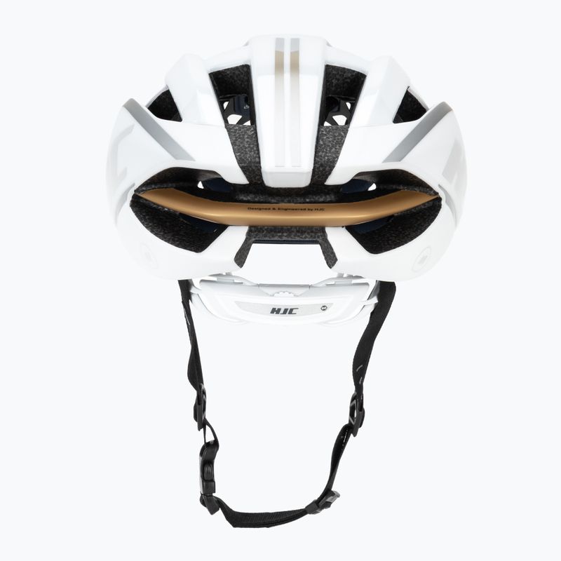Шолом велосипедний HJC Ibex 3 mt gl white/gold 4