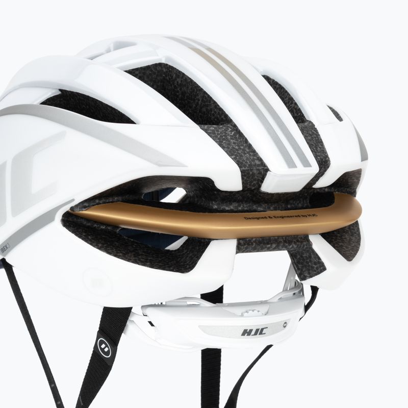 Шолом велосипедний HJC Ibex 3 mt gl white/gold 8