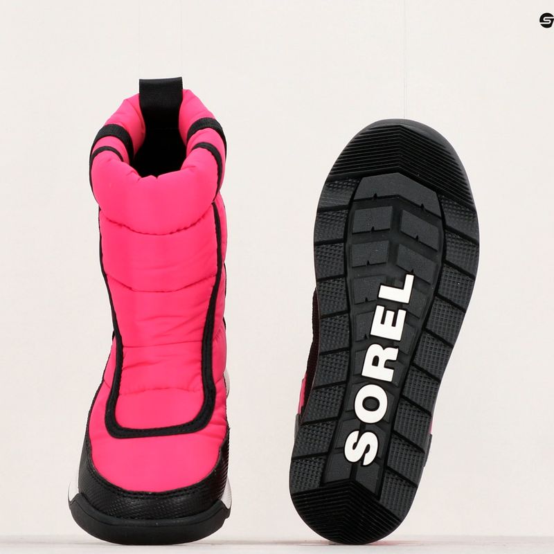 Снігоступи підліткові Sorel Outh Whitney II Puffy Mid cactus pink/black 16