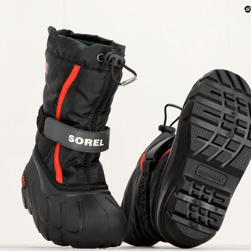 Снігоступи дитячі Sorel Flurry Dtv black/bright red 15