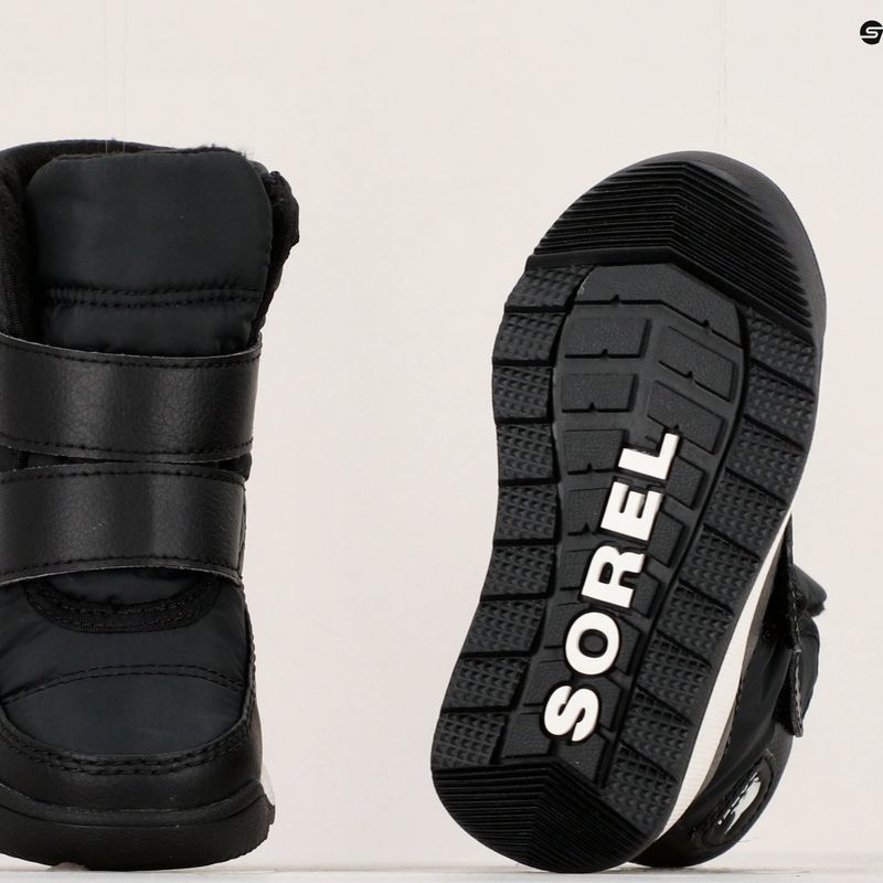 Снігоступи дитячі Sorel Whitney II Strap WP black/sea salt 16