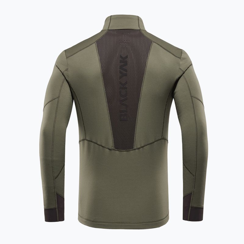 Кофта трекінгова чоловіча BLACKYAK Carora ivy green 2