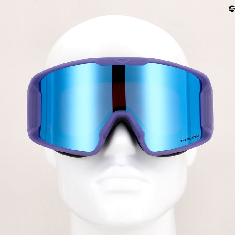 Маска лижна Oakley Line Miner matte b1b lilac/prizm sapphire iridium 7