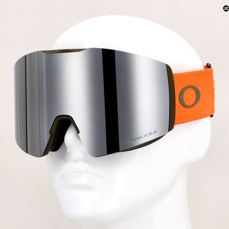 Маска лижна Oakley Fall Line orange/prizm black iridium 7