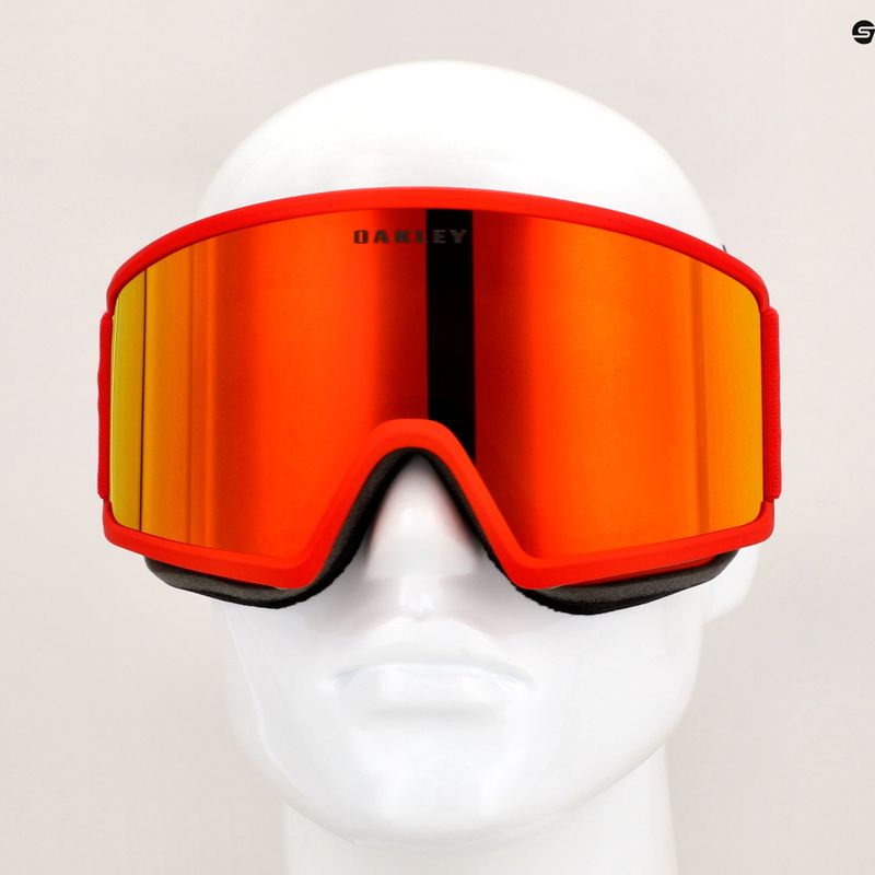 Маска лижна Oakley Target Line redline/fire iridium 10