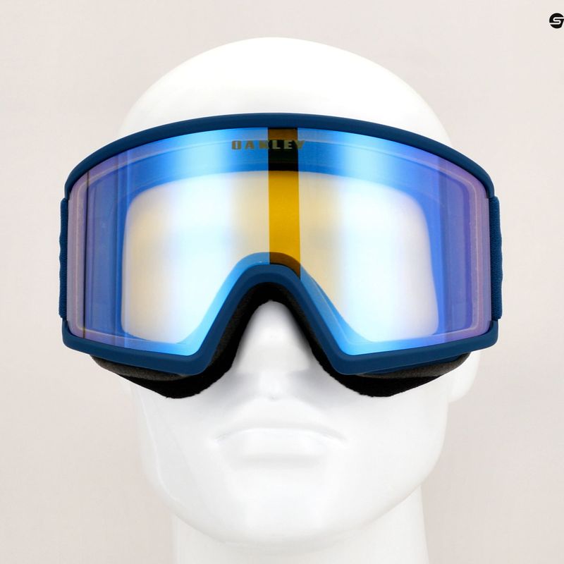 Маска лижна Oakley Target Line poseidon/hi yellow 10