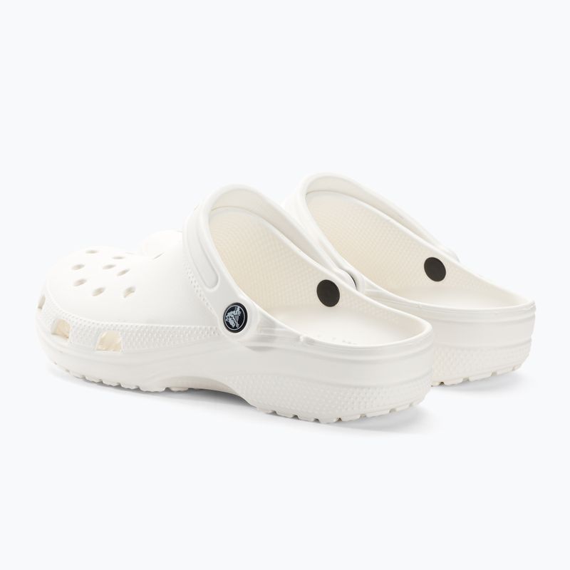 Чоловічі шльопанці Crocs Classic білі 4