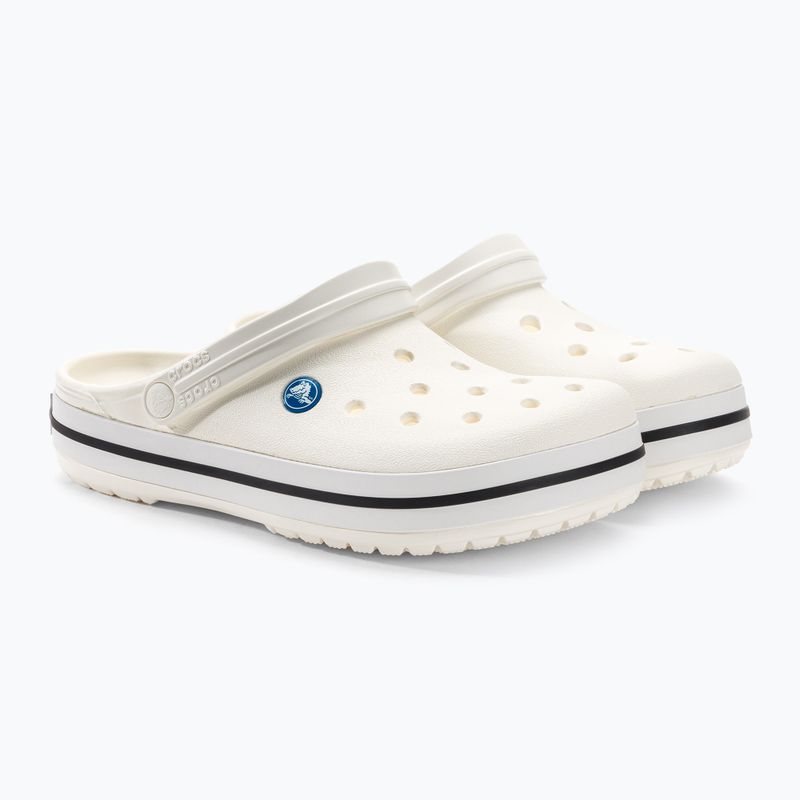 Шльопанці Crocs Crocband white 4